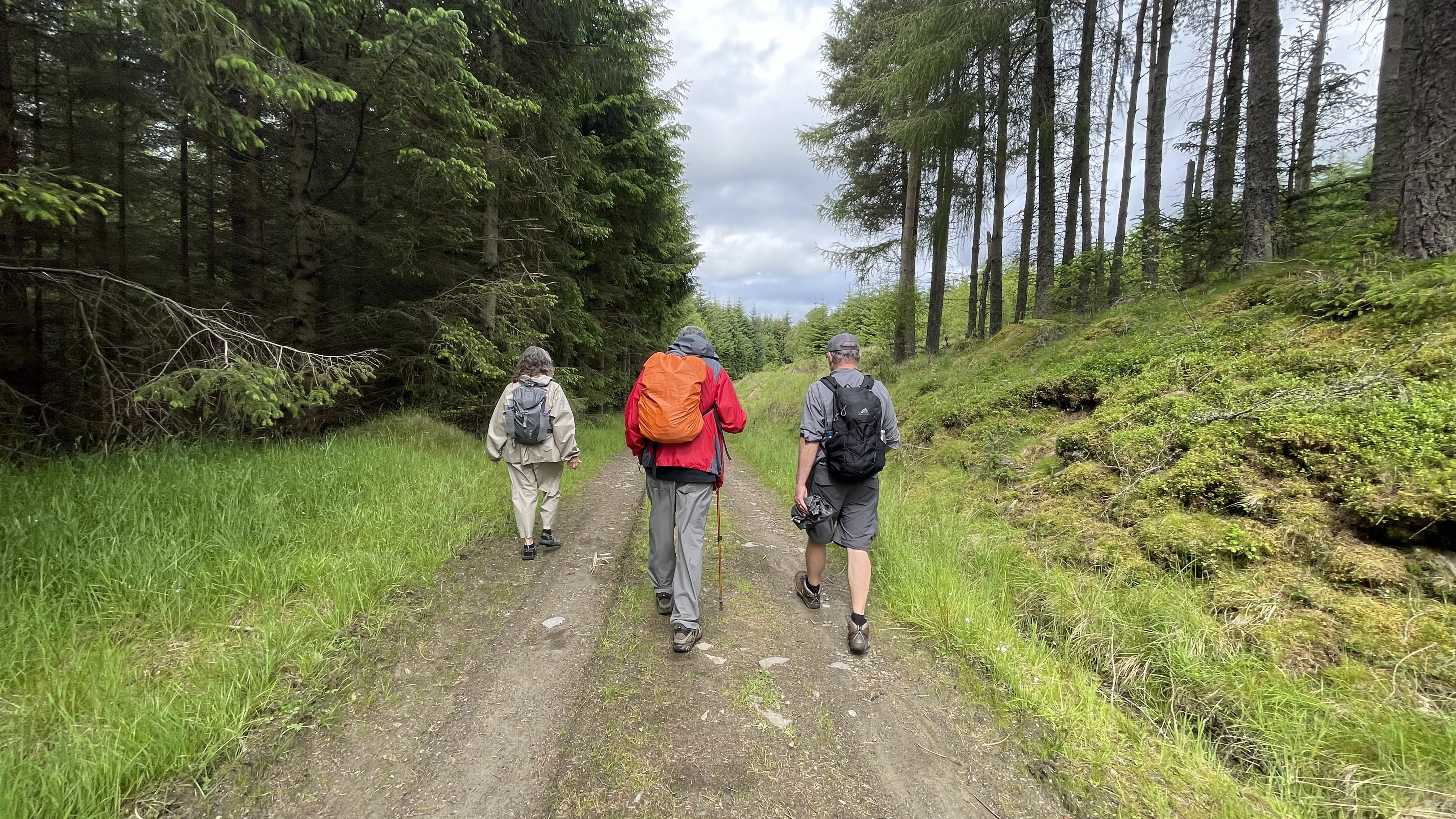 Met up with a a couple from NC while Hiking the Rob Roy Way, Scotland