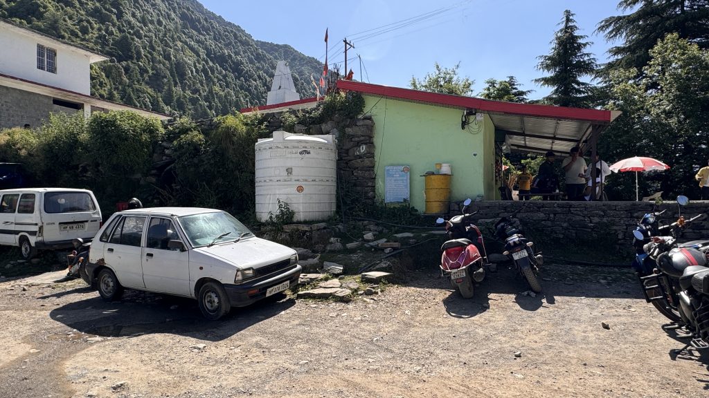 Last Chance Café near Gallu Devi Temple in Dharamsala, the popular starting point of the Triund hike.